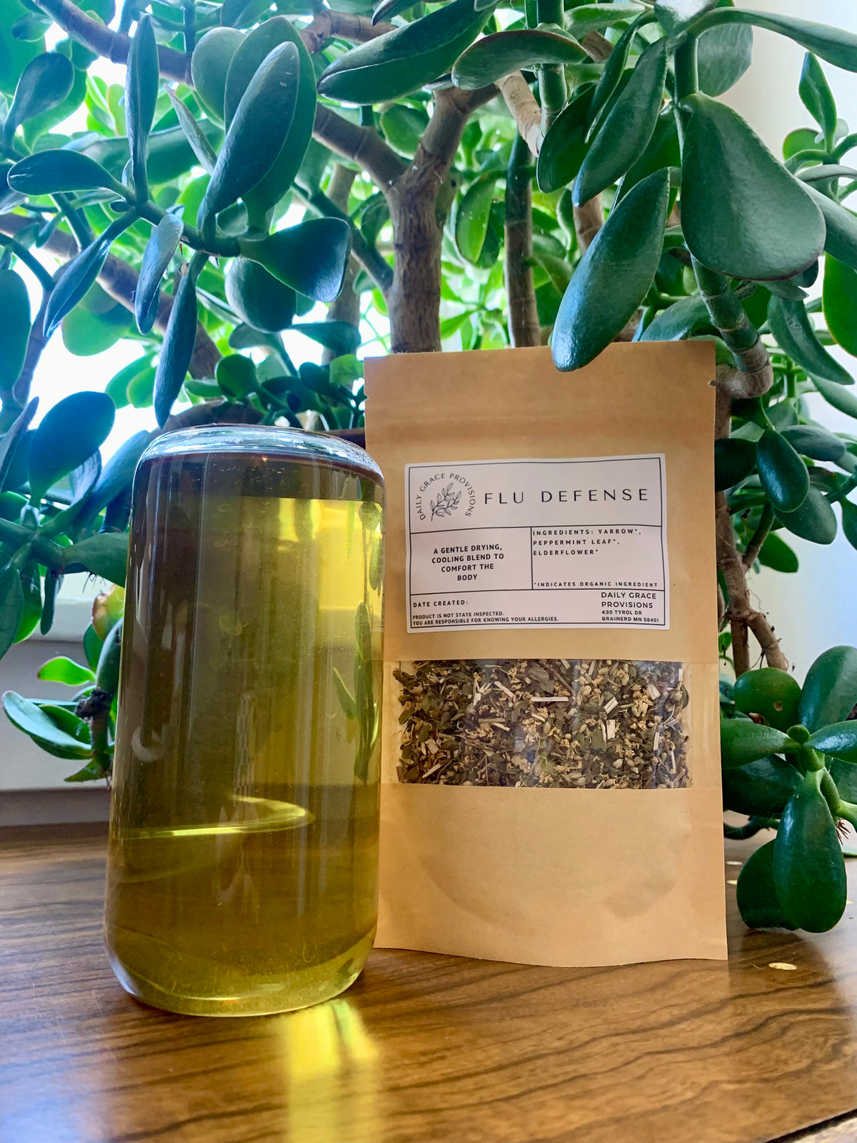 Defese Tea Flu Defense Herbal Tea - Daily Grace Provisions – Daily Grace ...