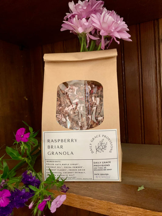Daily Grace Provisions Raspberry Briar Granola Bag